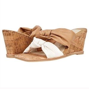 Dolce Vita Sandals Neave Nude Multi Stella Knotted Wedges